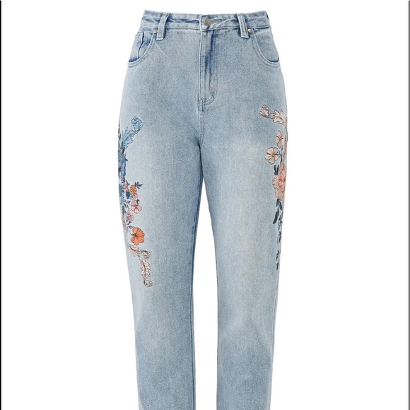 MINKPINK Wild Flower Scando Jeans - Picture 5 of 5